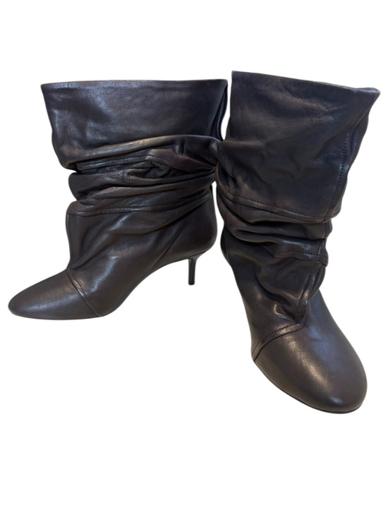 H&M Studio Collection 2026 NWT Heeled Leather Boots in Sz 38 - Picture 9 of 11
